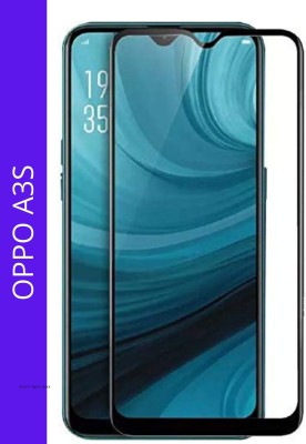 Pandaco Edge To Edge Tempered Glass for Oppo A3s(Pack of 1)