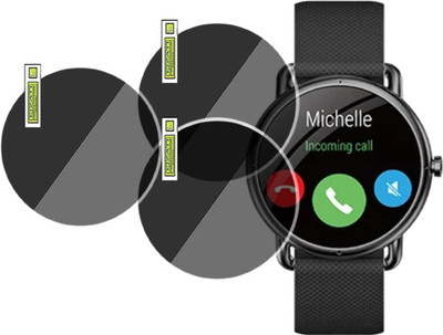 EJZATI Screen Guard for .NoiseFit Buzz Smart Watch SCREEN TEMPERED(Pack of 3)