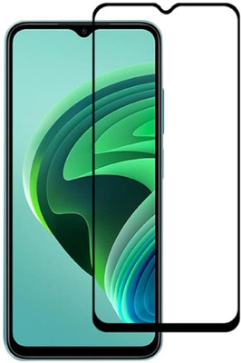 VISHRN Edge To Edge Tempered Glass for Realme C30s(Pack of 1)