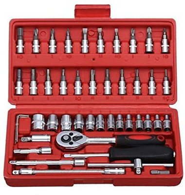 dreamexpo Socket Set Tool Ratchet Torque Wrench Combo Tools Kit Car Repair Tools Ratchet Screwdriver Set(Pack of 1)