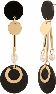 Efulgenz Style Diva Pearl Alloy Drops & Danglers