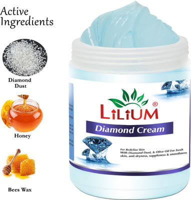 LILIUM Diamond Massage Cream With Vitamin E For Cleansing and Purify Skin(900 ml)