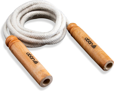 abtin Cotton Skipping Rope for Men, Women & Children AB751 Freestyle Skipping Rope(White, Length: 21 cm)