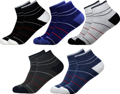 krijo Men Solid Ankle Length(Pack of 5)