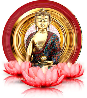 Saiii Designs 3 cm Religion Self Adhesive Sticker(Pack of 1)
