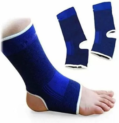Viven enterprise Free Size 1 Pair Ankle Support For Gym Fitness Exercise Pain Relief Ankle Support(Blue)