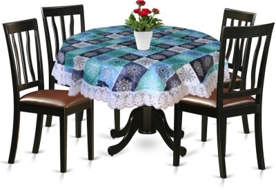 Heart Home Checkered 4 Seater Table Cover(Multicolor, PVC)