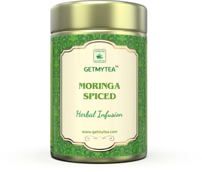 Getmytea Moringa Spiced Herbal Infusion Loose Leaf Blend 50g Lemon Grass, Hibiscus, Ginger Herbal Infusion Tea Tin(50 g)