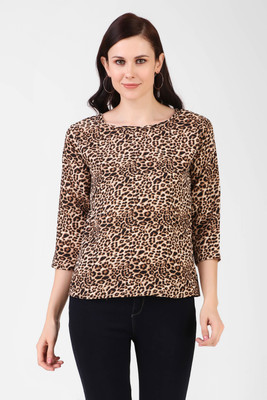 animal print tops online