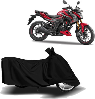 Aoriyon Waterproof Two Wheeler Cover for Honda(CB Hornet 160, Black)