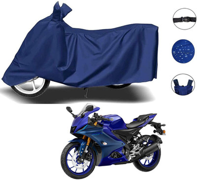 THE REAL ARV Waterproof Two Wheeler Cover for Yamaha(YZF R1, Blue)