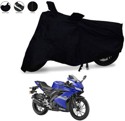 AUTOCAD Waterproof Two Wheeler Cover for Yamaha(YZF R25, Black)
