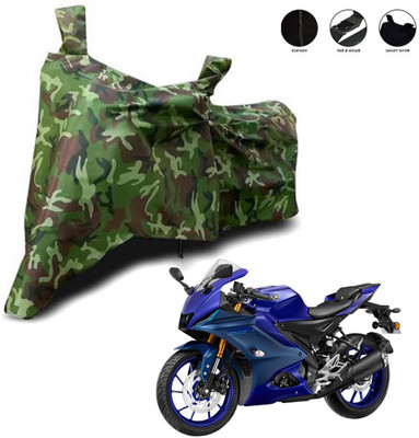THE REAL ARV Waterproof Two Wheeler Cover for Yamaha(YZF, Green)