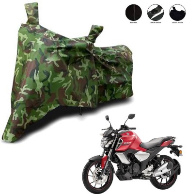 AUTOCAD Waterproof Two Wheeler Cover for Yamaha(FZ-S Fi Version 3.0 BS6, Green)