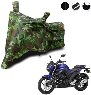 OliverX Two Wheeler Cover for Yamaha(FZ-25 BS6, Green)