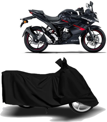 Aoriyon Waterproof Two Wheeler Cover for Suzuki(Gixxer SF, Black)