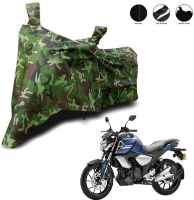 AutoGalaxy Waterproof Two Wheeler Cover for Yamaha(FZ S FI New, Green)