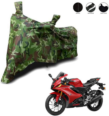 OliverX Waterproof Two Wheeler Cover for Yamaha(MT-09, Green)
