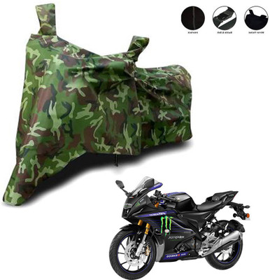 AutoGalaxy Waterproof Two Wheeler Cover for Yamaha(FZ-S Fi Version 3.0 BS6, Green)
