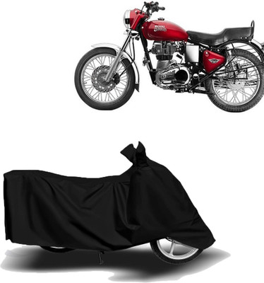 MoTRoX Two Wheeler Cover for Royal Enfield(Bullet 350 Twinspark, Black)