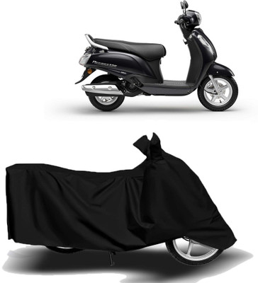 Mdstar Two Wheeler Cover for Suzuki(Access 125, Black)