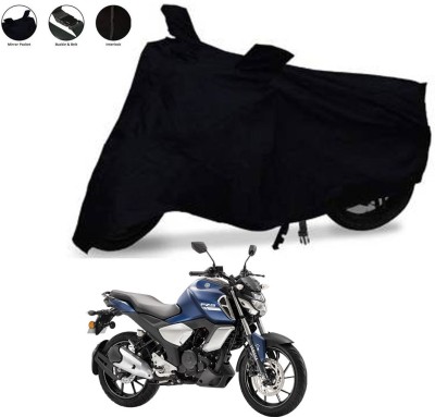 OliverX Waterproof Two Wheeler Cover for Yamaha(FZ S FI (V 2.0) BS6, Black)