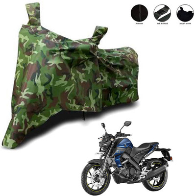 AUTOCAD Waterproof Two Wheeler Cover for Yamaha(MT 9, Green)