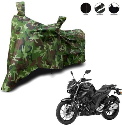 Aamaya Store Waterproof Two Wheeler Cover for Yamaha(FZ 25, Green)