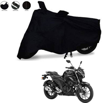 Aamaya Store Waterproof Two Wheeler Cover for Yamaha(FZ 25, Black)