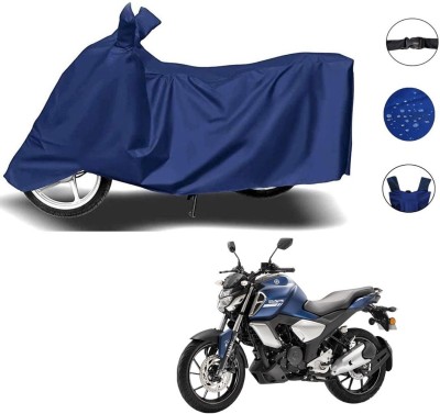 AUTOCAD Waterproof Two Wheeler Cover for Yamaha(FZ S V3.0 FI, Blue)