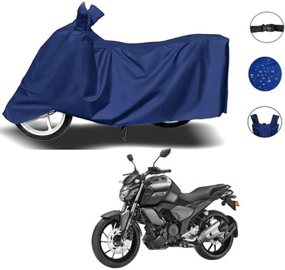 AutoGalaxy Waterproof Two Wheeler Cover for Yamaha(FZ FI BS6, Blue)