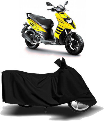 MoTRoX Two Wheeler Cover for Aprilia(Storm 125, Black)