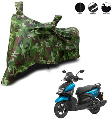 THE REAL ARV Waterproof Two Wheeler Cover for Yamaha(Fascino 125, Green)
