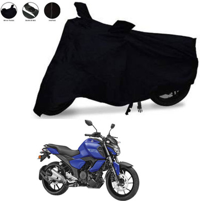 OliverX Waterproof Two Wheeler Cover for Yamaha(FZ-FI BS6, Black)