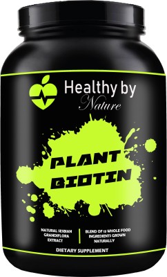 Healthy By Nature Nutrition Plant Based Biotin 10000+ mcg For Strong Hair & Healthy Skin (S10) Premium(200 g)