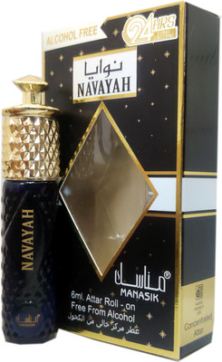 Manasik NAVAYAH Alcohol - Free Concentrated Attar Roll On 6ml . Floral Attar(Natural)