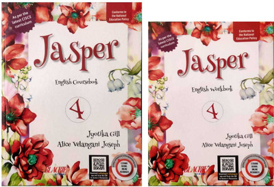 JASPER ENGLISH COURSE BOOK + WORK BOOK- For Class-4 (ICSE BOARD)(Paperback, JYOTIKA GILL, ALICE VELANGANI JOSEPH) JASPER ENGLISH COURSE BOOK + WORK BOOK- For Class-4 (ICSE BOARD)(Paperback, JYOTIKA GILL, ALICE VELANGANI JOSEPH)