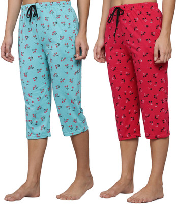 Fit N Fame Women Multicolor Capri