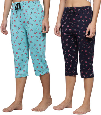 Fit N Fame Women Multicolor Capri