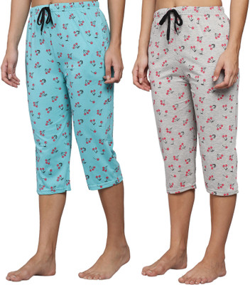 Fit N Fame Women Multicolor Capri