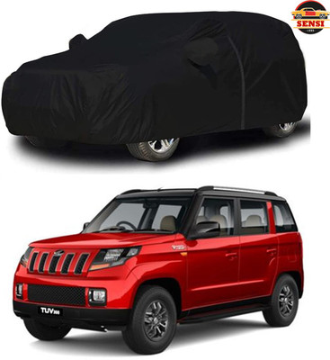Sensi Car Cover For Mahindra TUV300 (With Mirror Pockets)(Black)