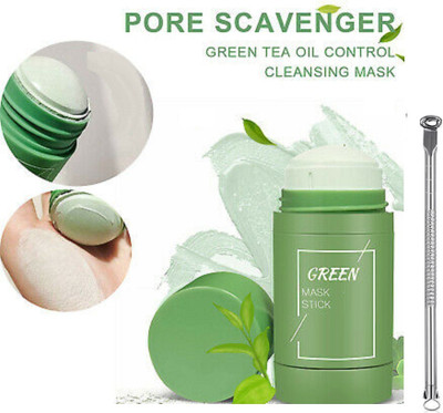 Latixmat Pimple Remover Tool & Green Tea Purifying Clay Stick Mask Oil Control Anti Acne(2 Items in the set)