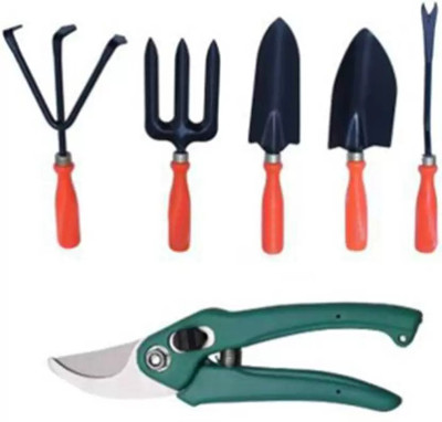 My Garden Gardening Tools Set of 5 and pruner Garden Tool Kit(6 Tools)