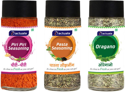 AACTUALA PIRI PIRI | Pasta Seasoning | Oregano Seasoning (40g Each) - Pack of 3(120 g)