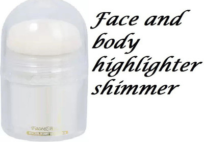 GFSU PROFESSIONAL Face & Body Highlight Shimmer Highlighter (silver) Highlighter(Silver)