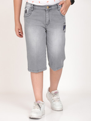 DUPER Three Fourth For Boys(Grey Pack of 1)