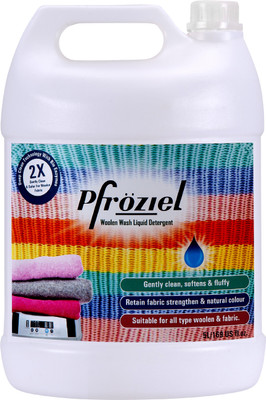 Pfroziel Woolen wash liquid detergent I plant powered I suitableMachine wash | Fresh Liquid Detergent(5 L)