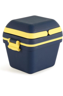 AneriDEALS Stylish Lunch box for New Generation, 3 Compartment with Handle & Push Lock 3 Containers Lunch Box(300 ml, Thermoware)