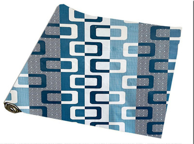 SAVEIT Polyester Drawer Mat(Sky Blue, Gray, Extra Large)