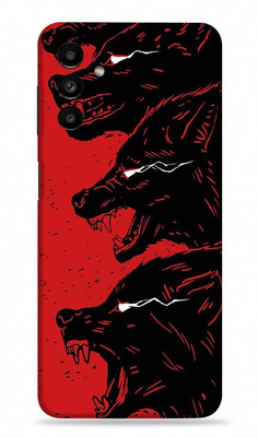OggyBaba Samsung Galaxy A13 5g, Red Wolf Mobile Skin(Multicolor)